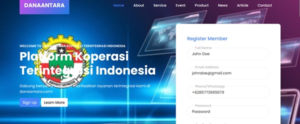 Danaantara Platform Koperasi Terintegrasi Indonesia Padma Taekwondo Academy